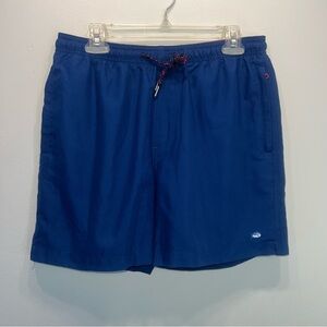 SOUTHERN TIDE Blue Mens Swim Trunks Shorts Preppy Coastal Mesh Lining Sz Small